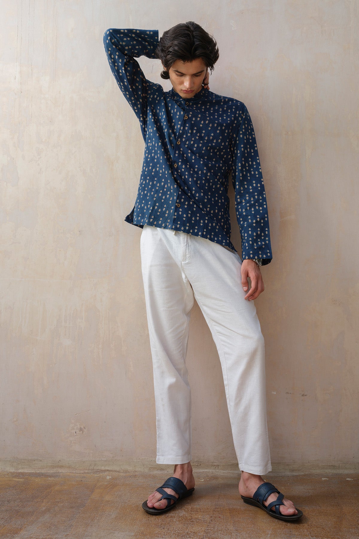 Blue Full Sleeves Organic Shirt