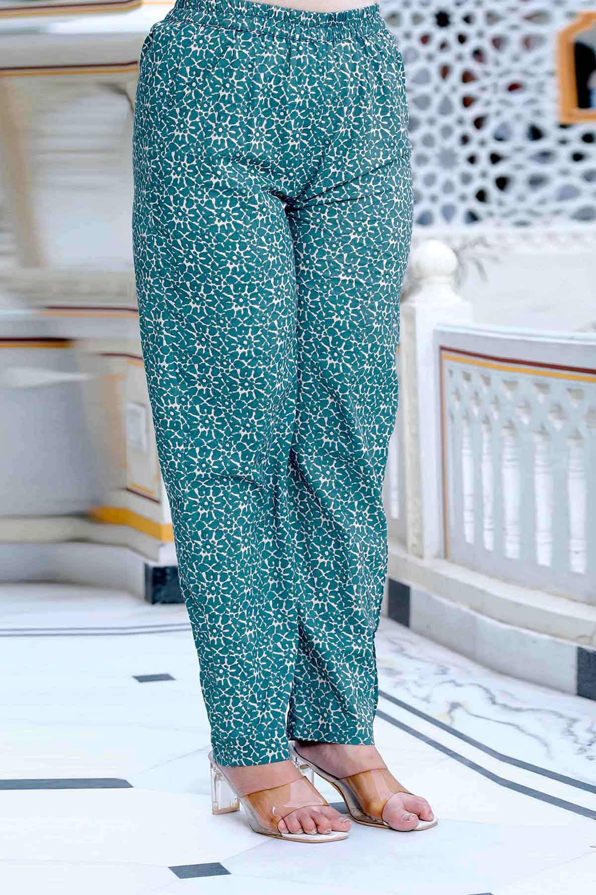 Blue Gota Patti Kurta & Palazzo