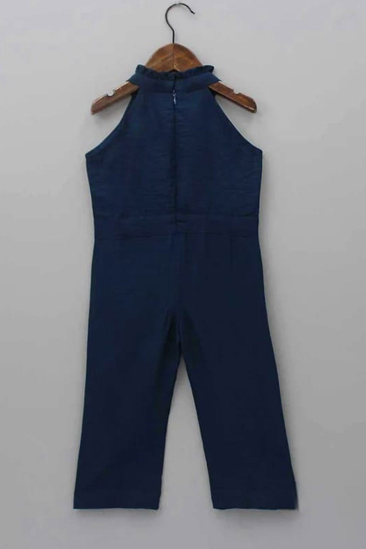 Blue Hand Embroidered Jumpsuit