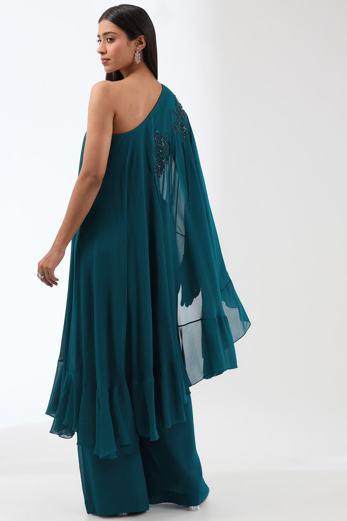 Blue One Shoulder Top & Pants