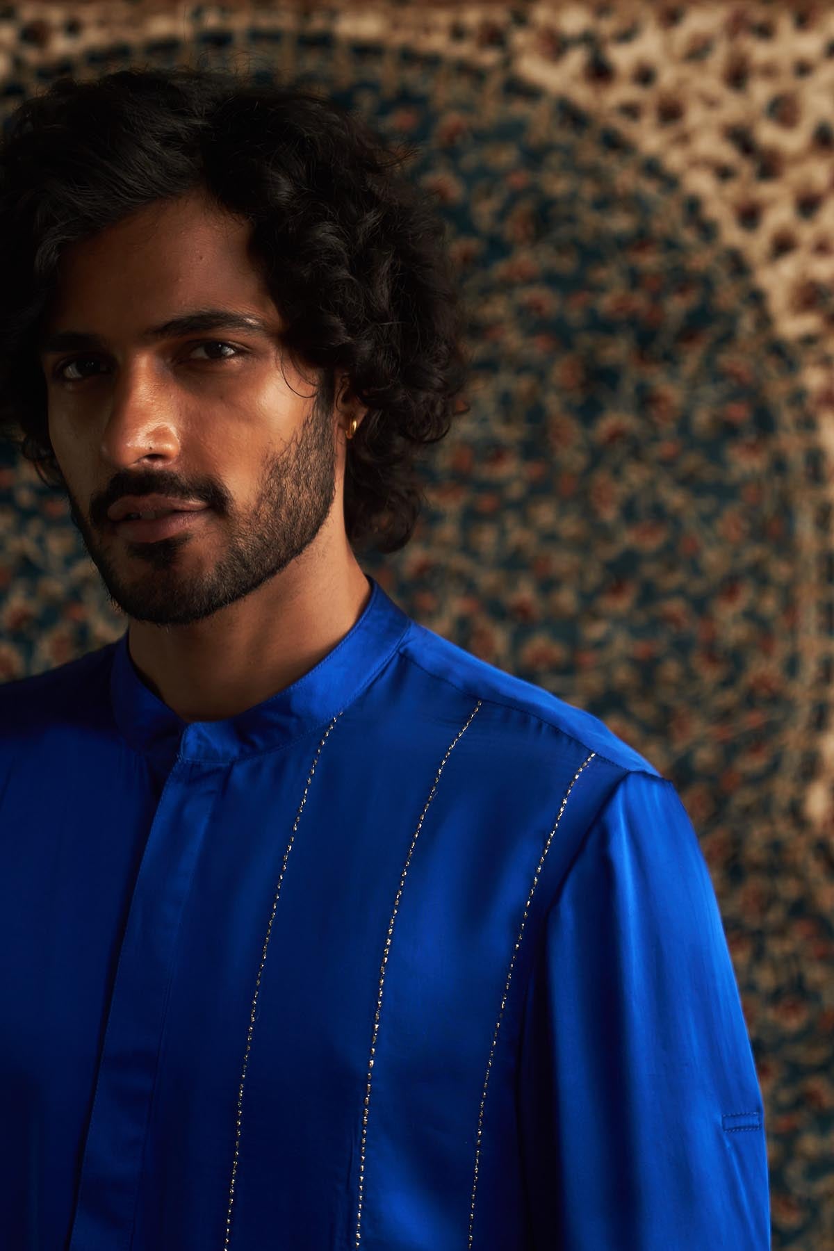 Blue Pathani Kurta & Pyjamas
