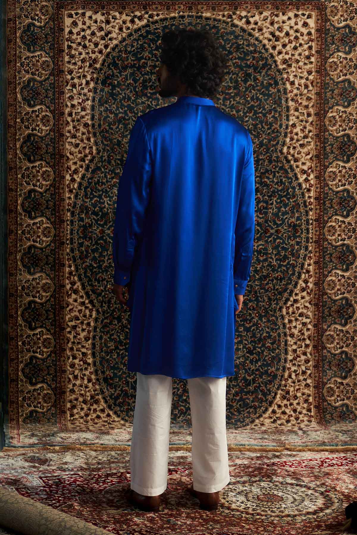 Blue Pathani Kurta & Pyjamas