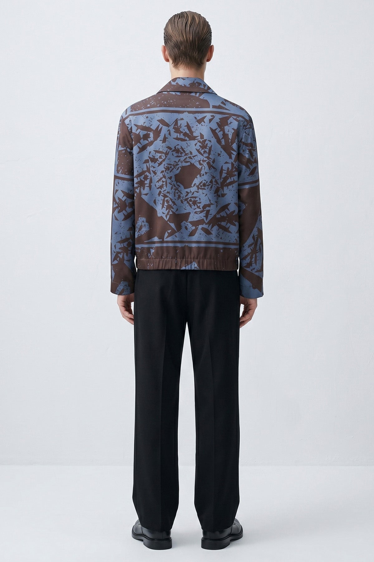 Blue Polished Detailing Jacket