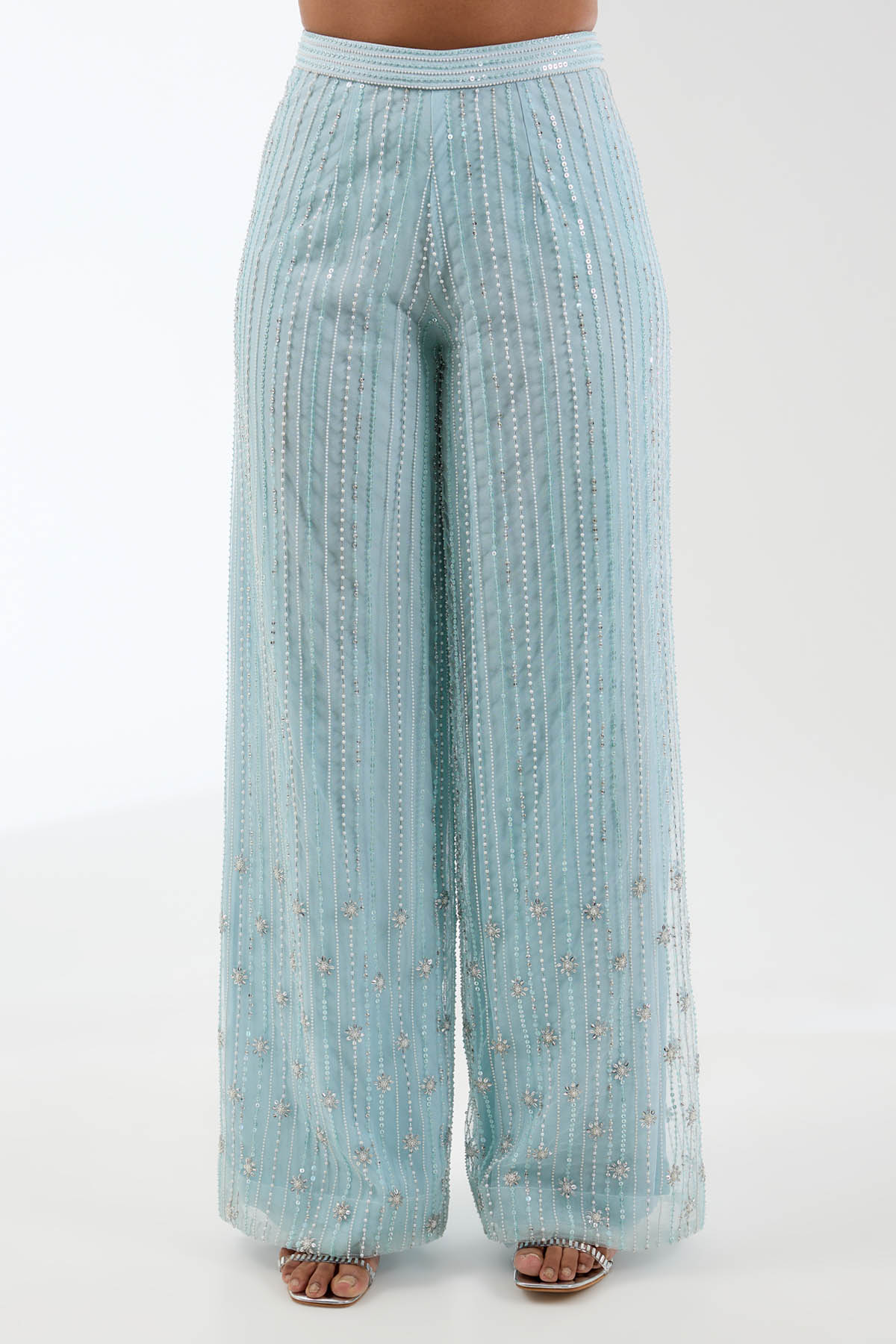 Blue Sleeveless Top & Pants