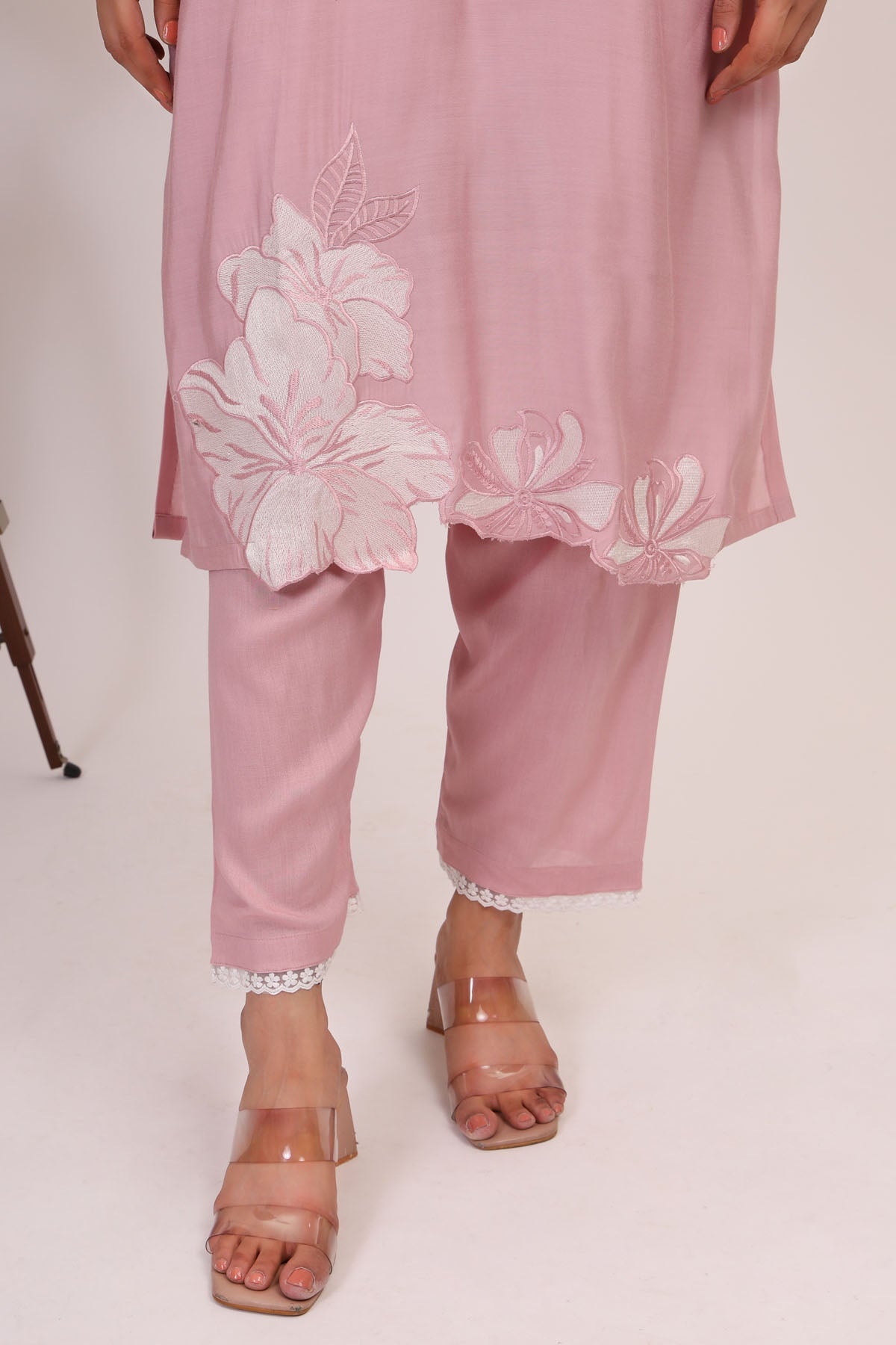 Blush Embroidered Kurta Set