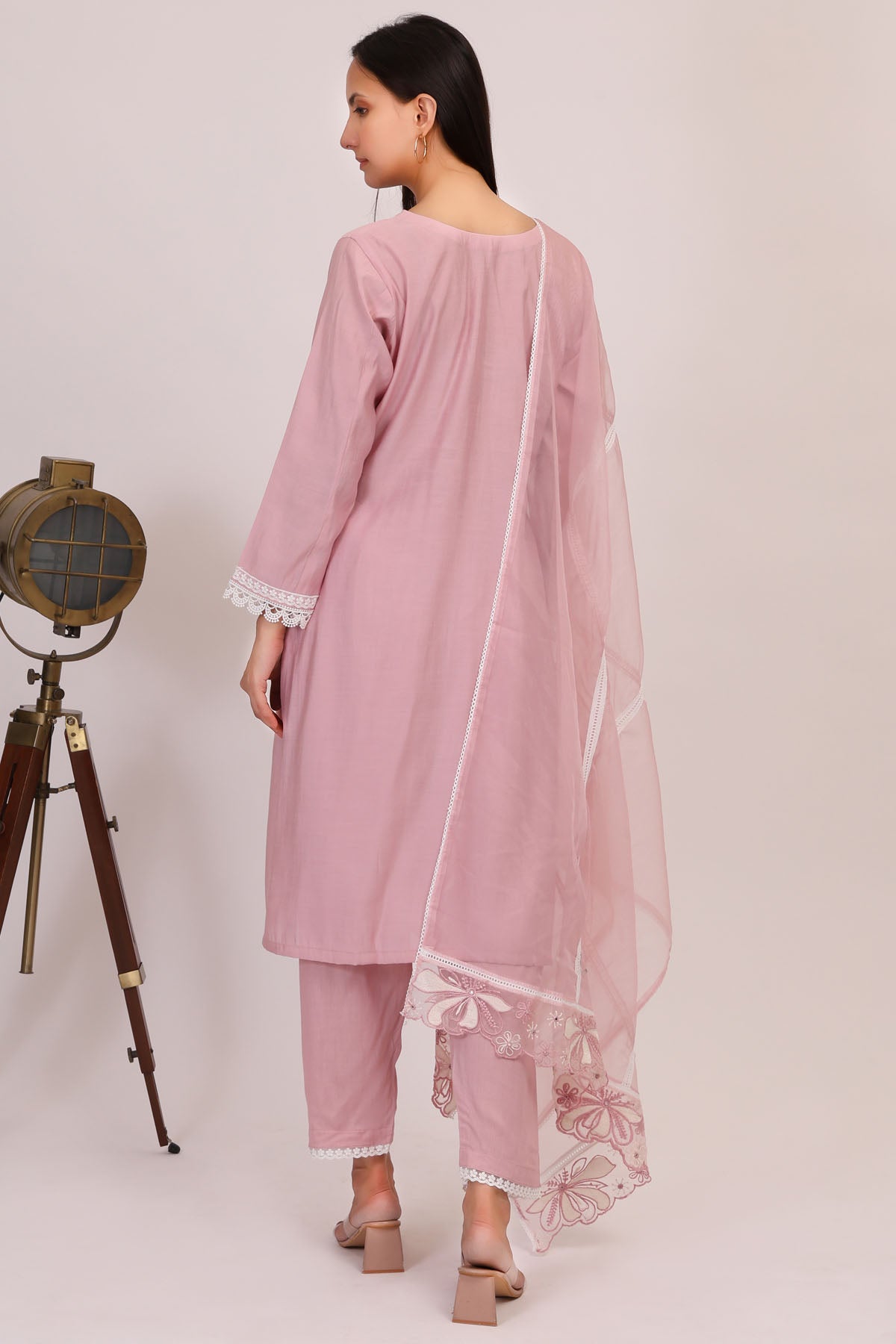 Blush Embroidered Kurta Set