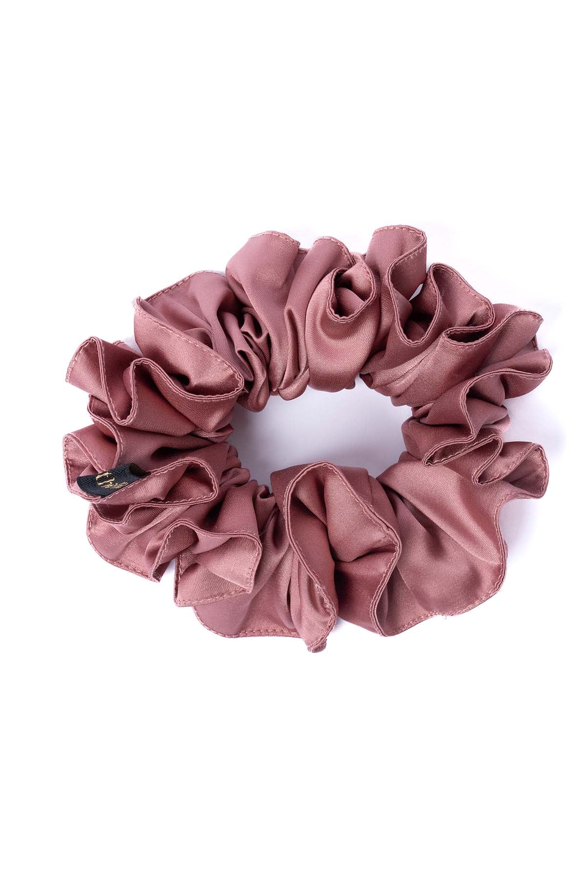 Buy Blush Pink Satin Scrunchie by Mysthelle for women online at ScrollnShops