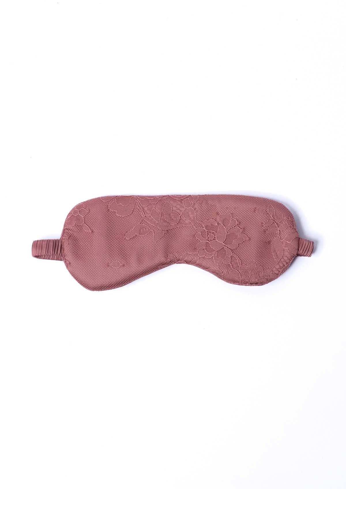 Buy Blush Pink Soft Lace Eye Mask by Mysthelle for women online at ScrollnShops