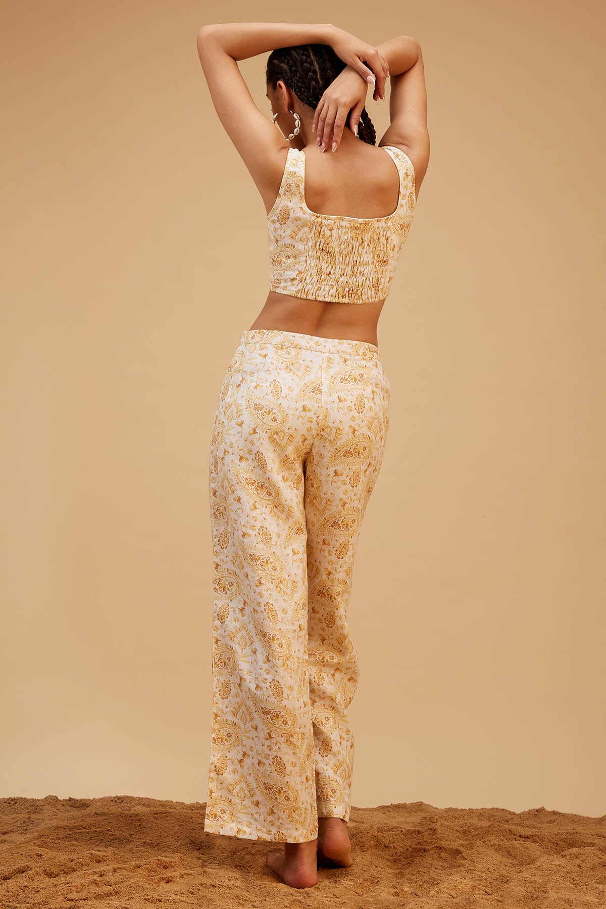 Bohemian Print Linen Co-ord Set