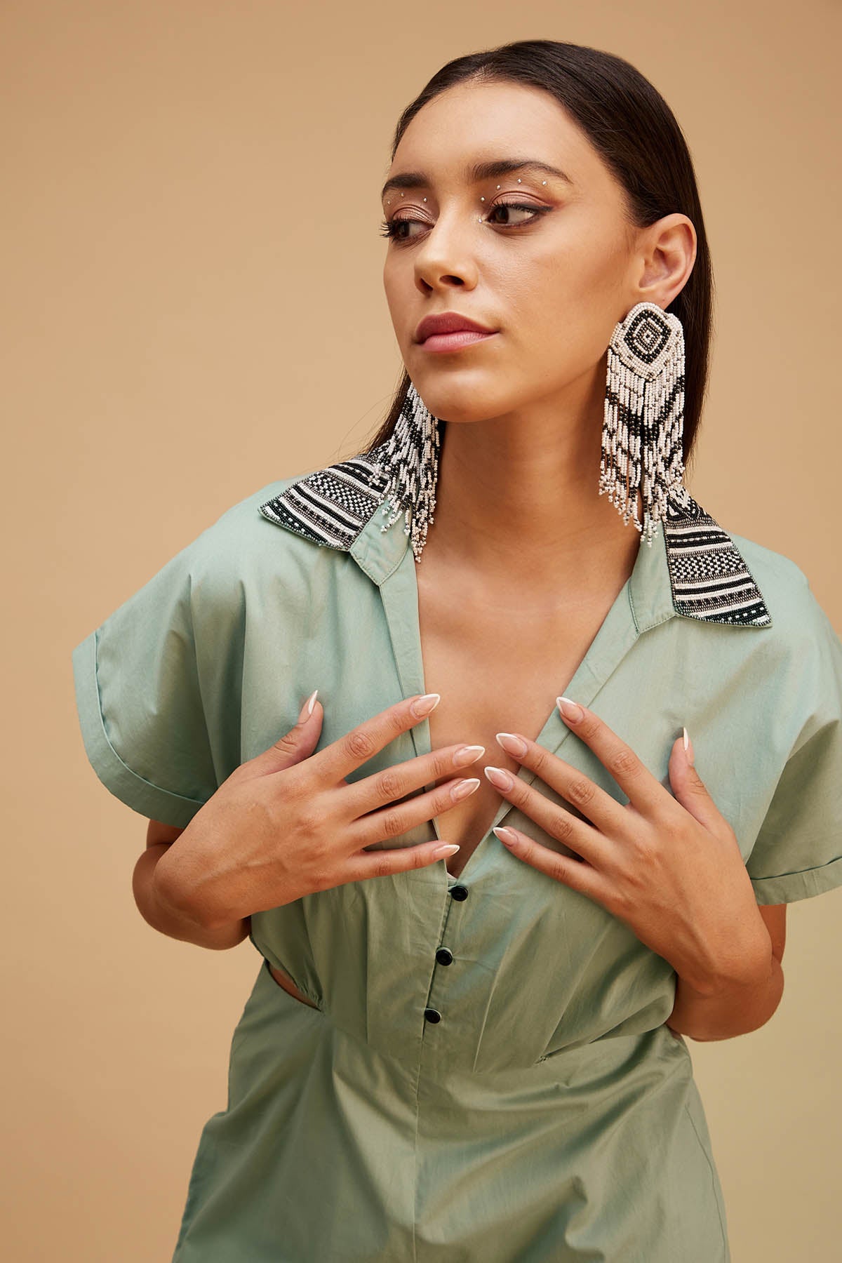 Boho Chic Cotton Linen Jumpsuit