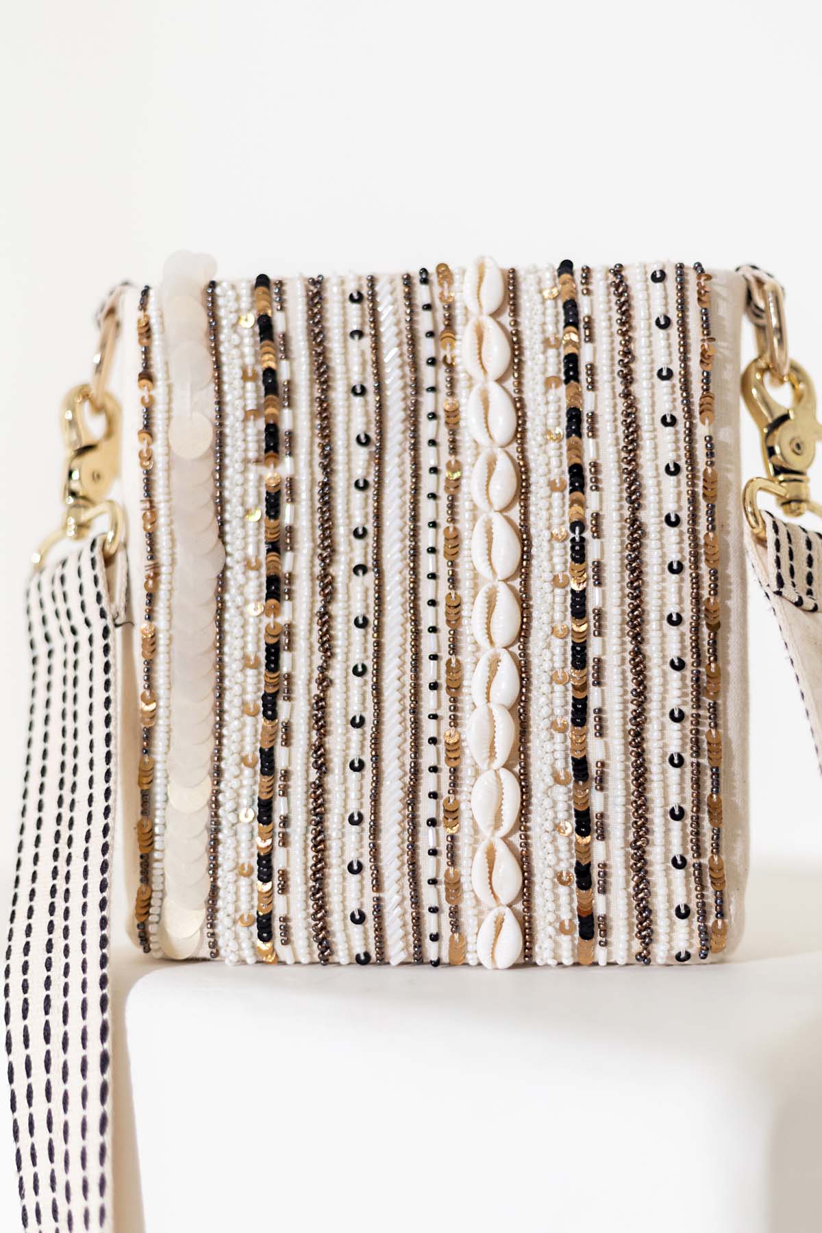 Boho Embroidered Sling Bag