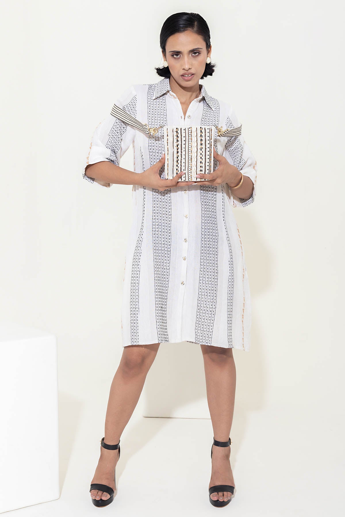 Boho Embroidered Sling Bag