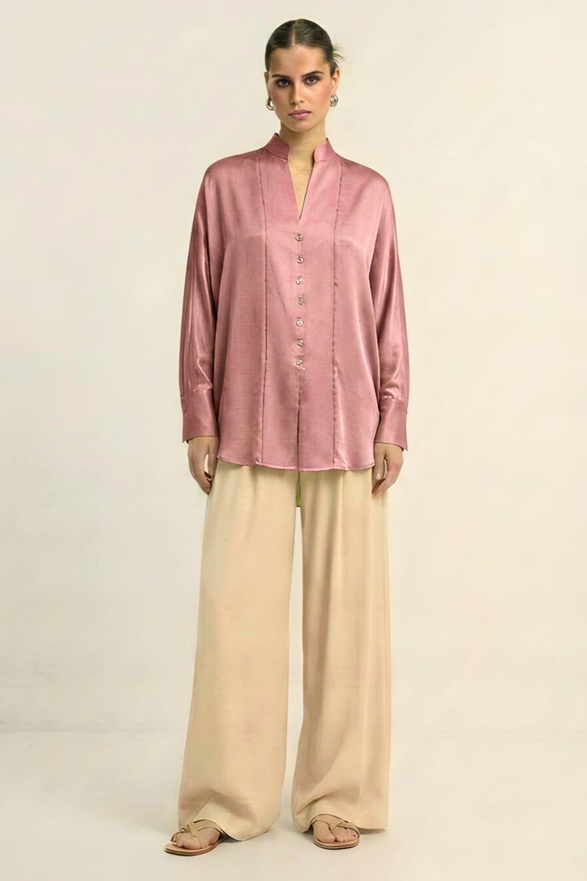 Buy Brick Red Bemberg Batwing Top for women by Neora online available at scrollnshops