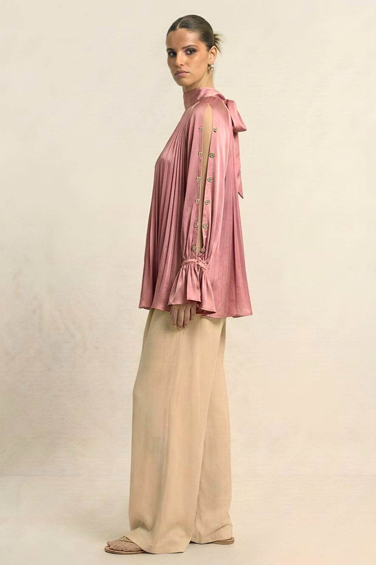 Brick Red Coin Detailing Top