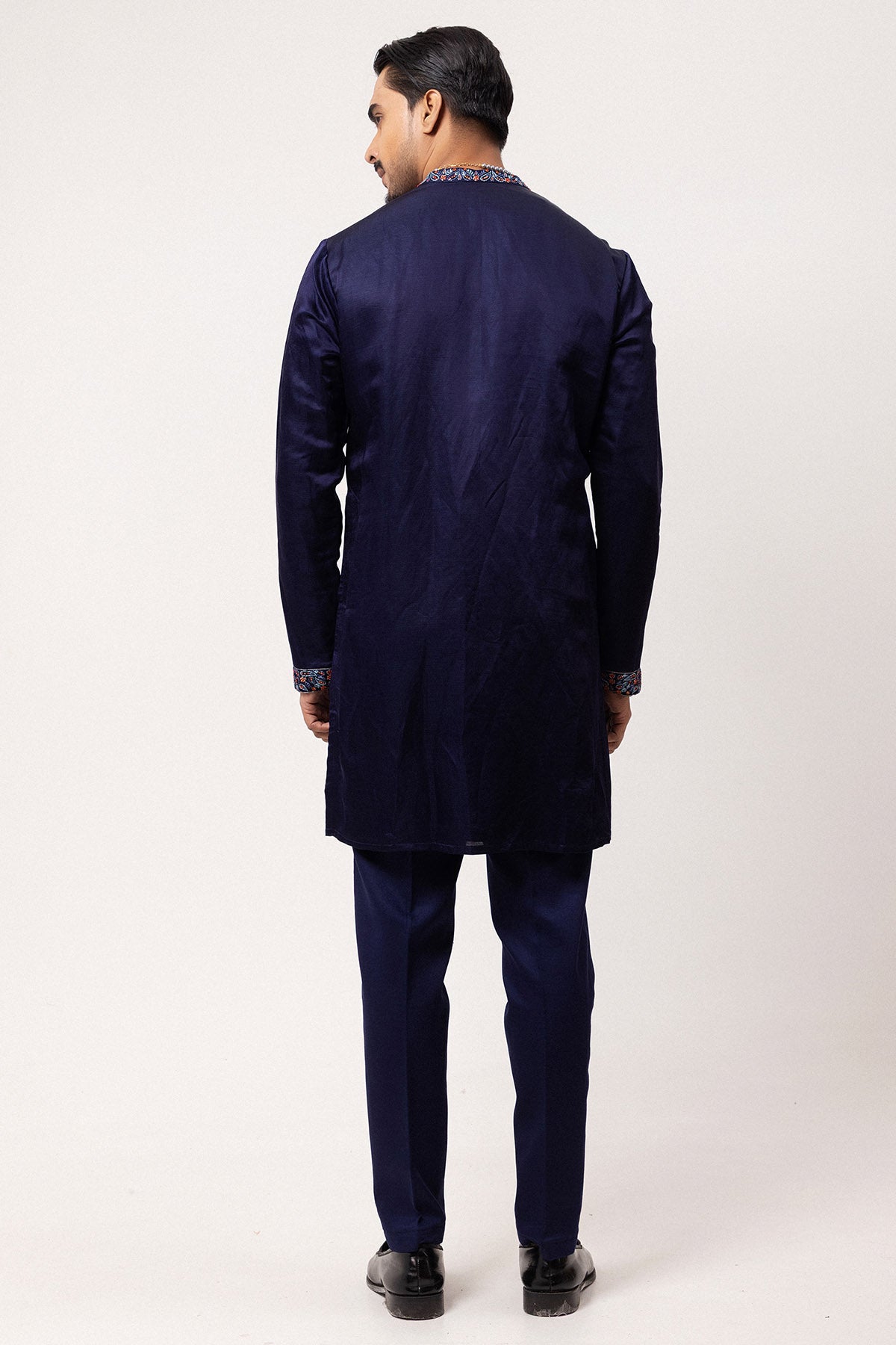 Bright Purple Embroidery Kurta