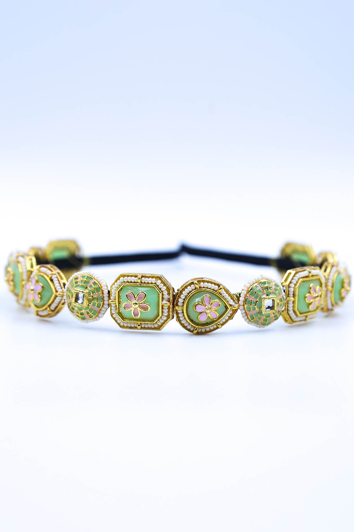 Broach Embellished Hairband