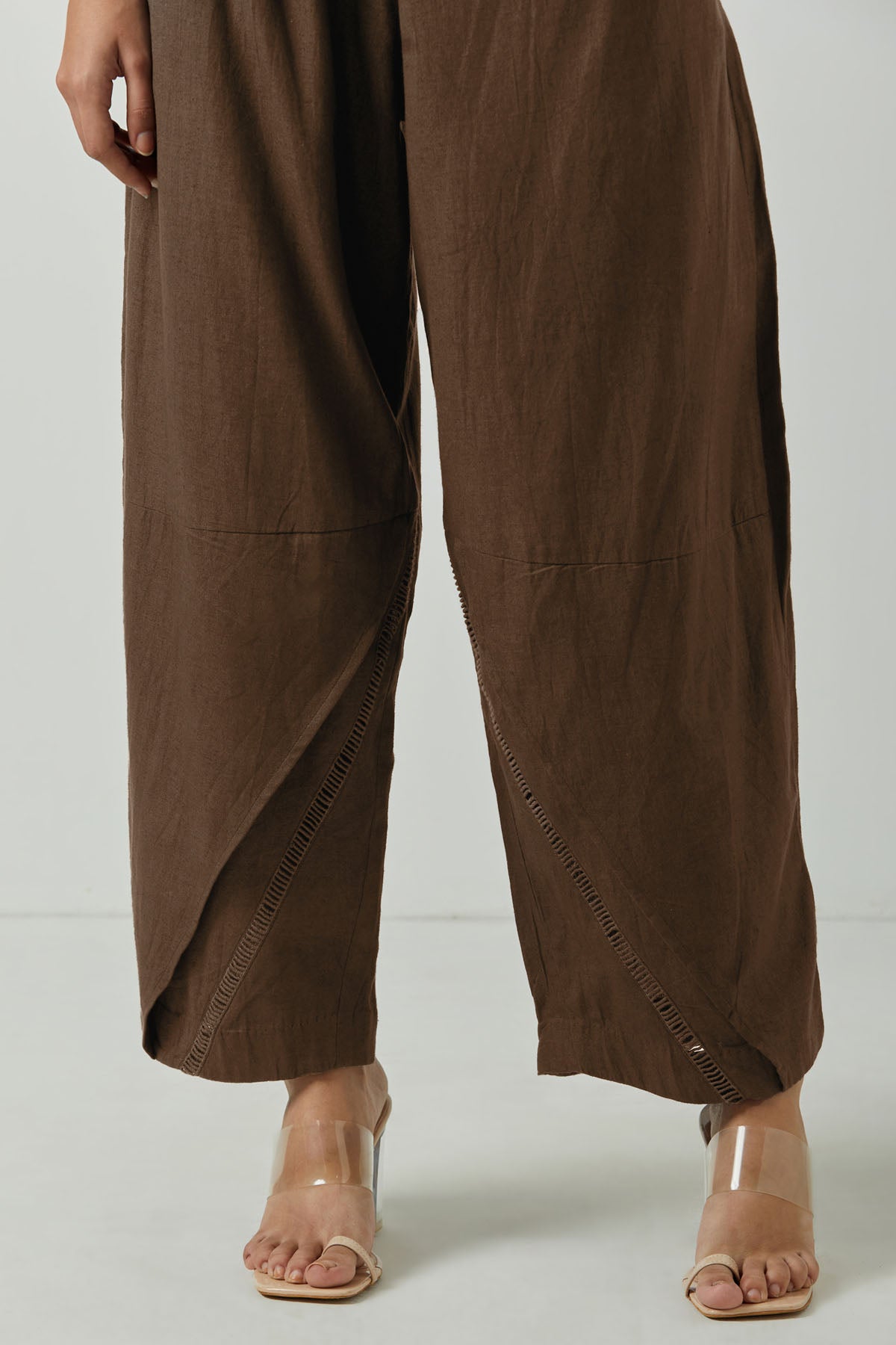 Brown Cotton Co-ord Set