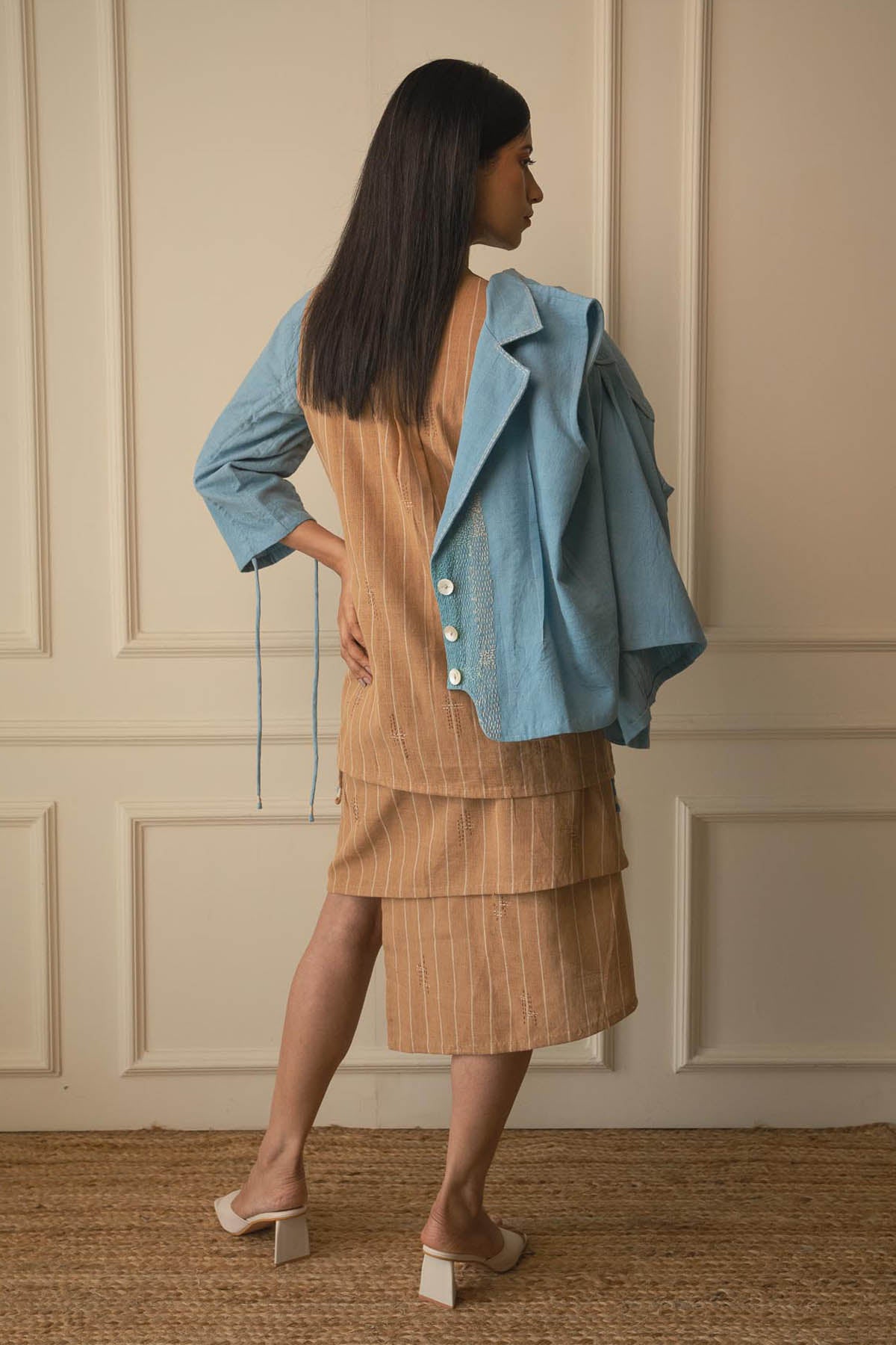 Brown Wrap Around Skirt