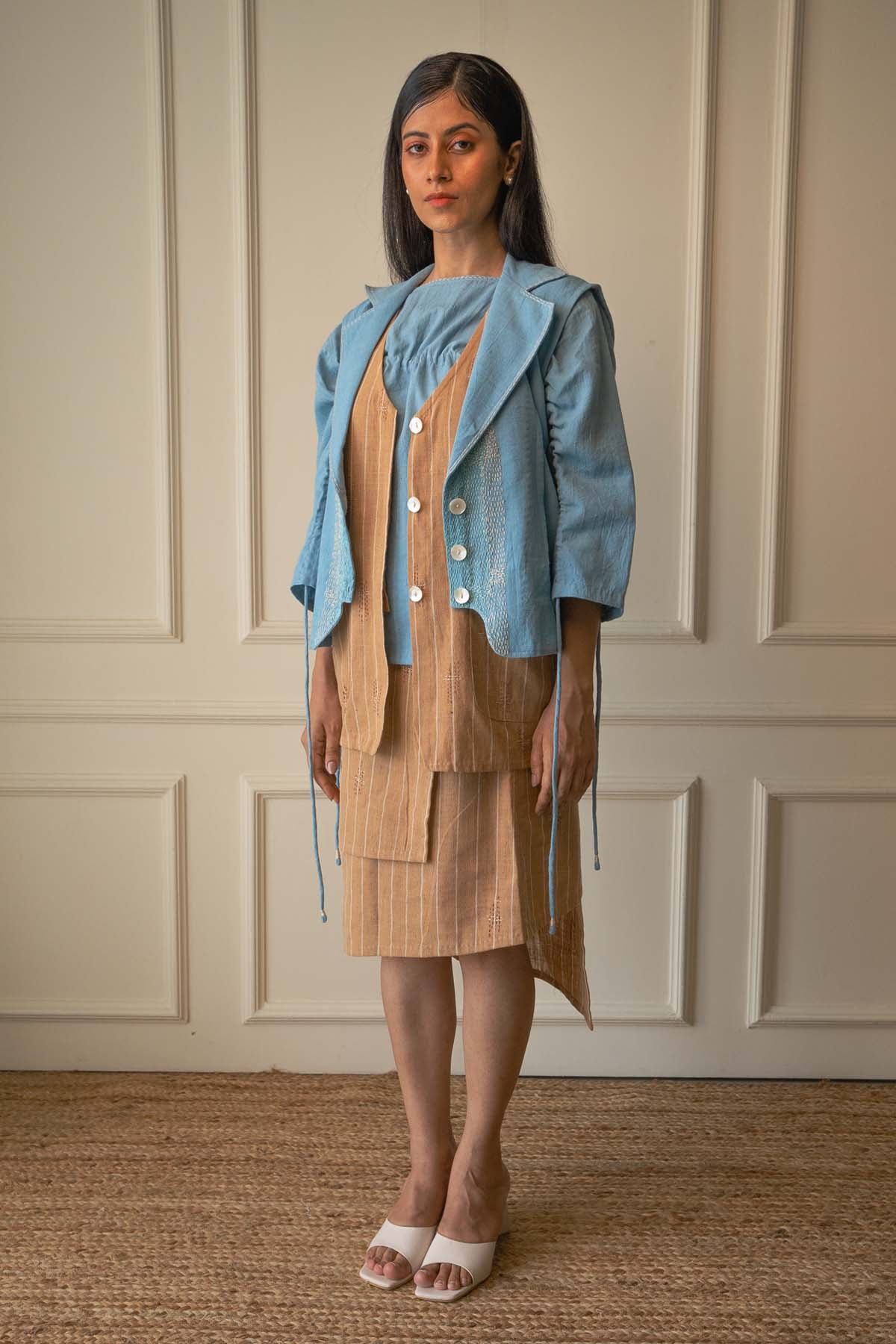 Brown Wrap Around Skirt