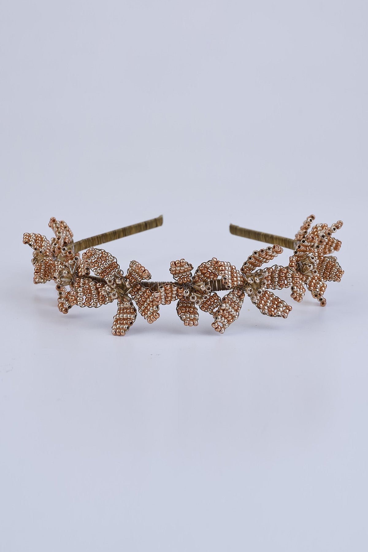 Buy Brown Beads Embellished Hairband by Choko for women online at ScrollnShops