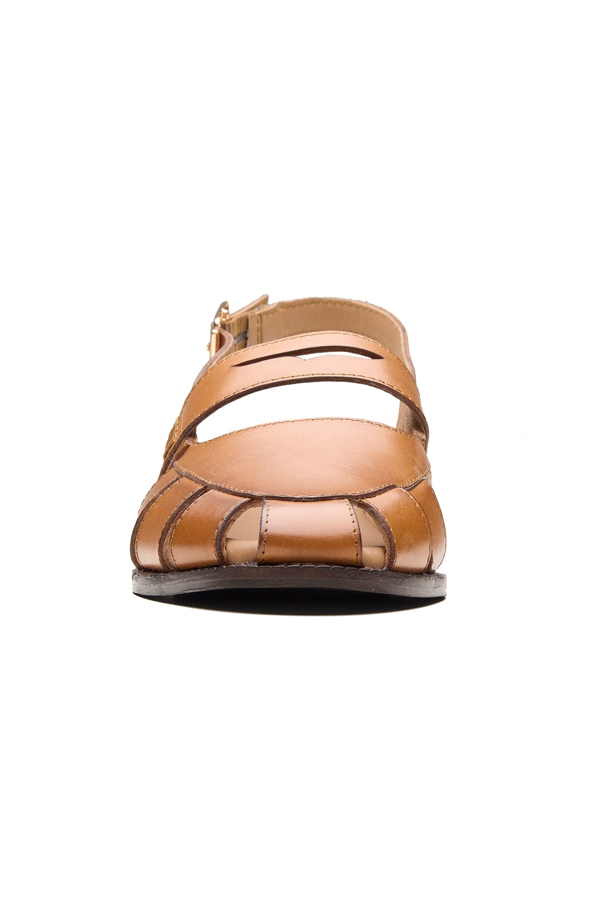 Brown Cut-Out Detail Sandals