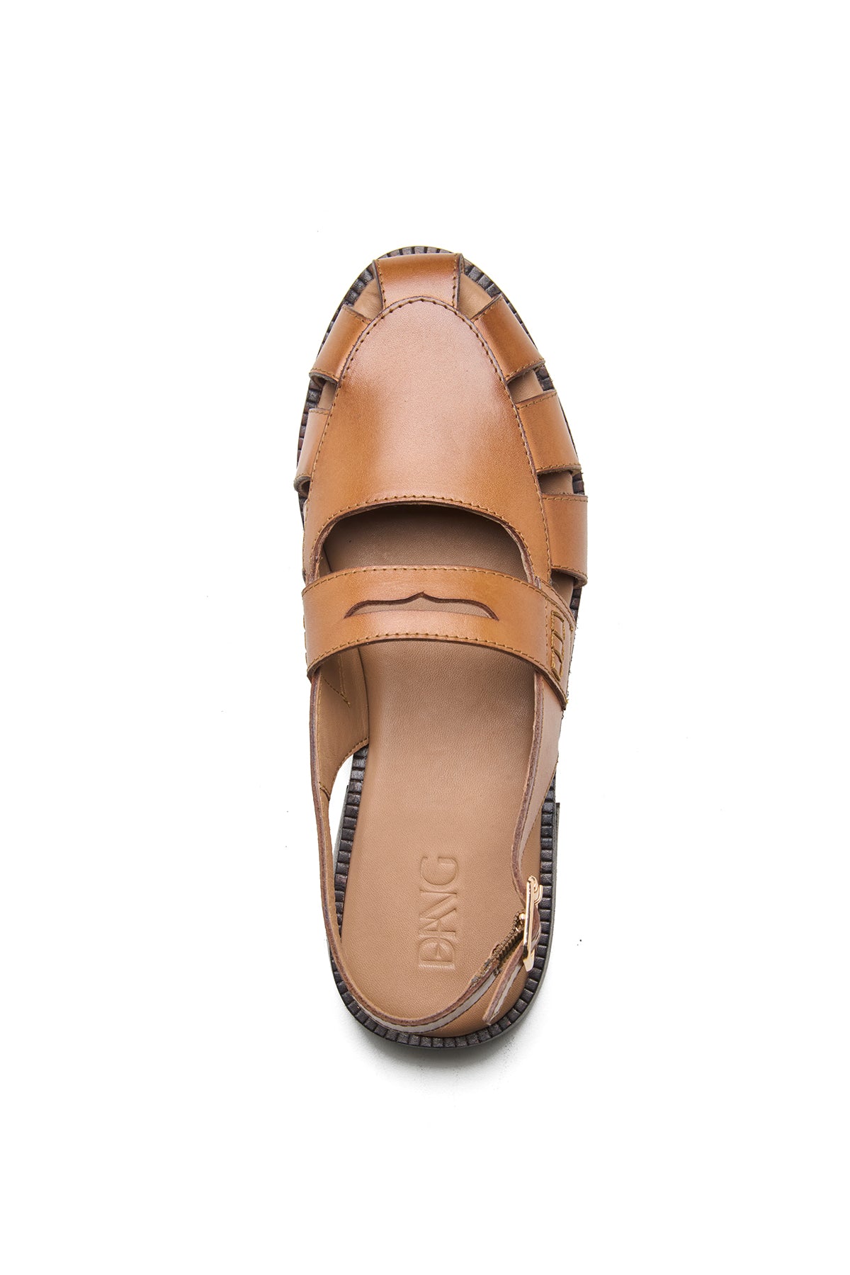 Brown Cut-Out Detail Sandals