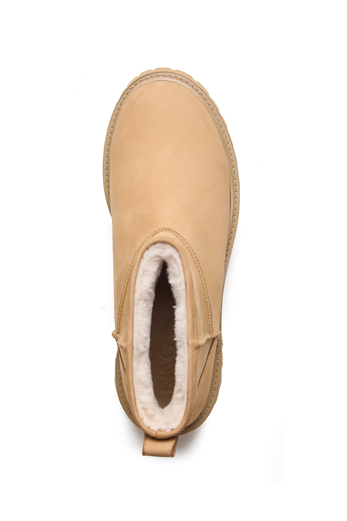 Brown Nubuck Leather Ankle Boots