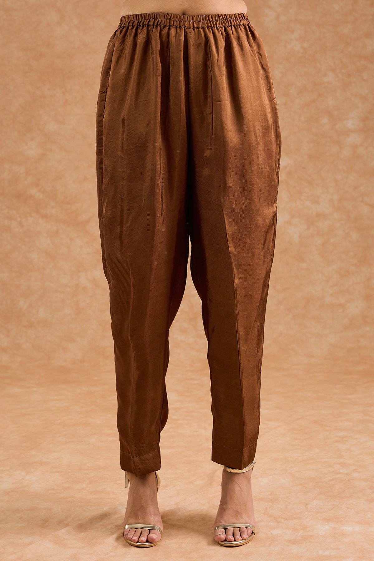 Brown Ombre Viscose Kurta Set