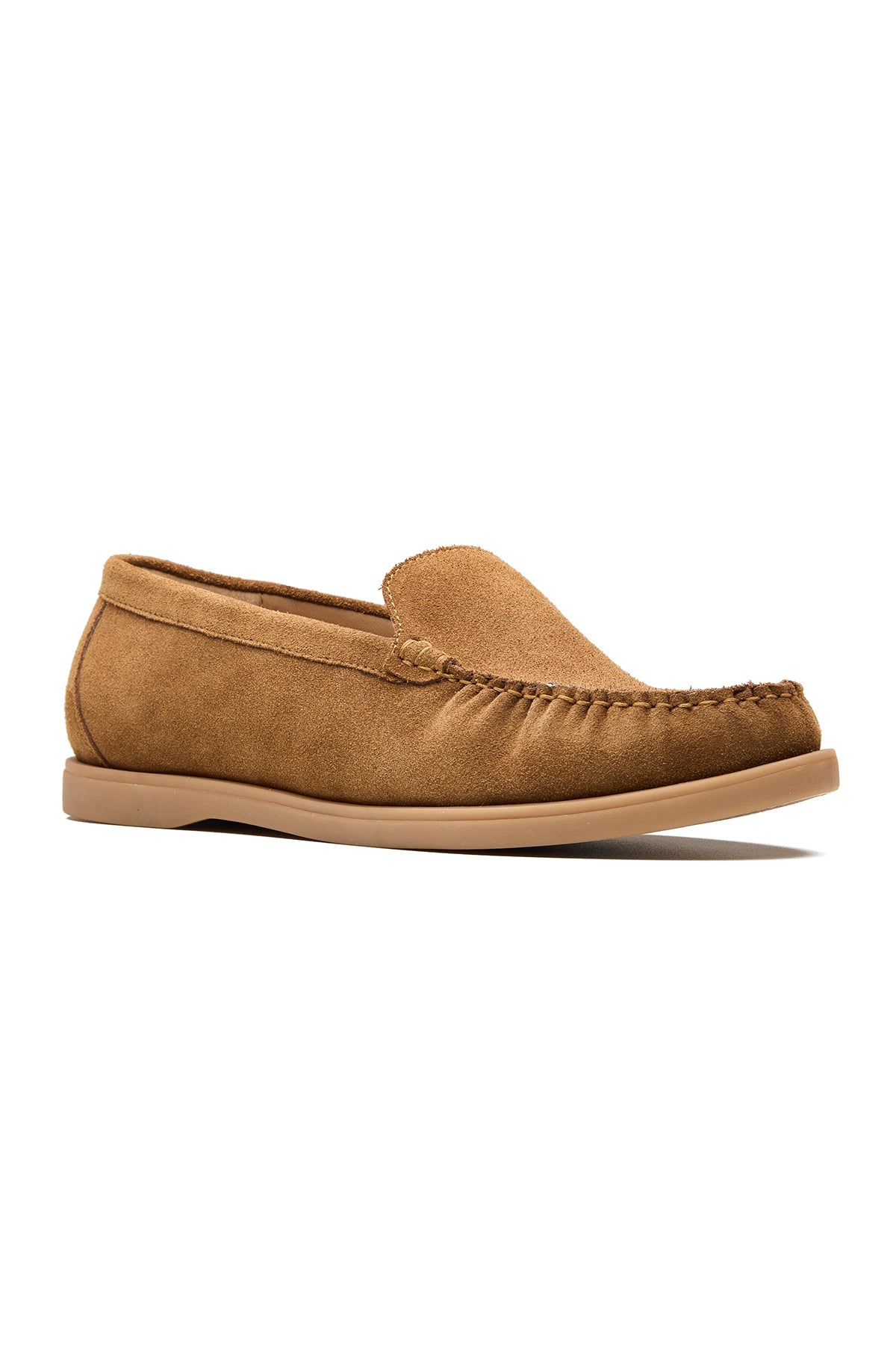 Buy Brown Suede Leather Loafers by Dang Shoes for Women online at ScrollnShops