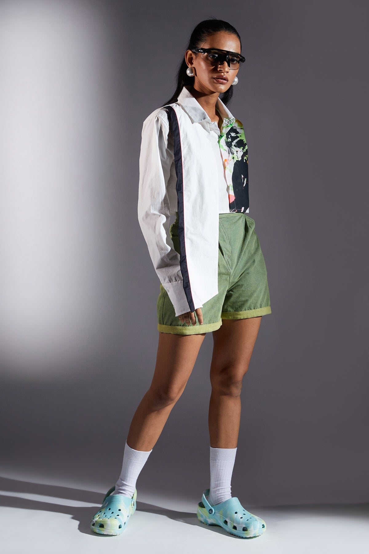 Brush Strokes Print Shirt