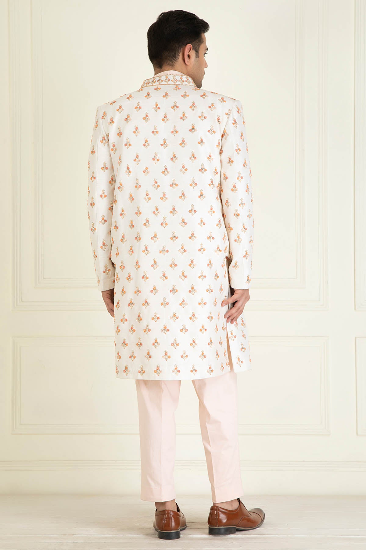 Buti Embellished Sherwani Set