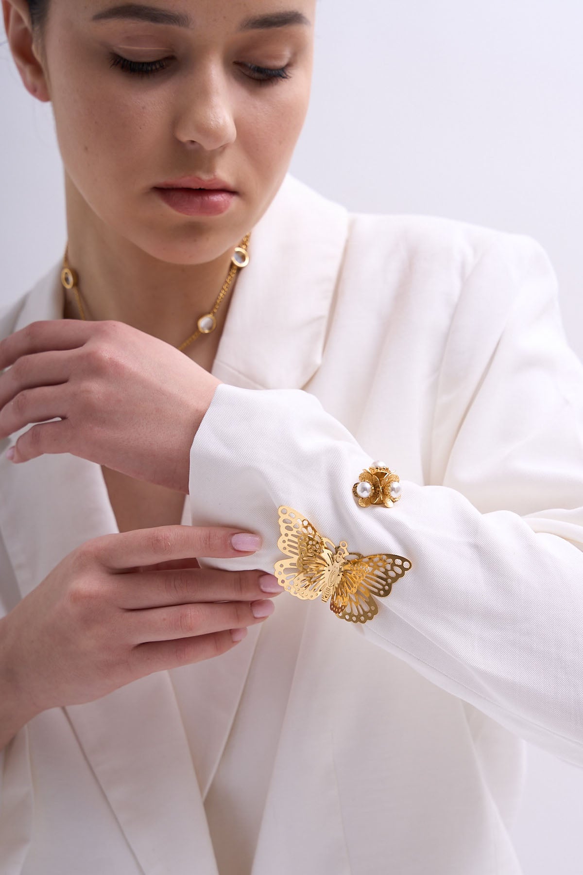 Butterfly Motif Handcuff