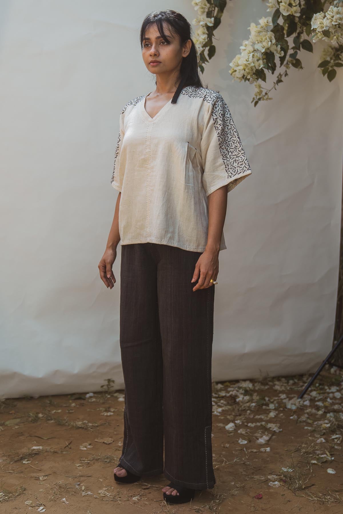 Buttoned Down Kimono Top