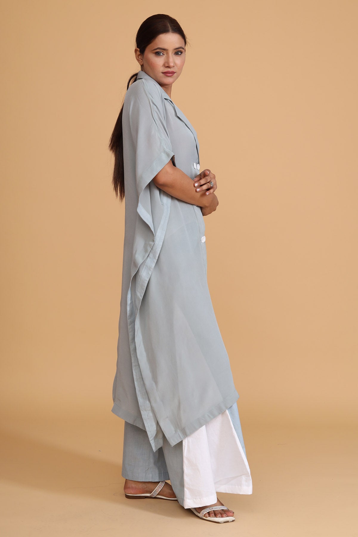 Buttoned Kaftan Co-ord Set