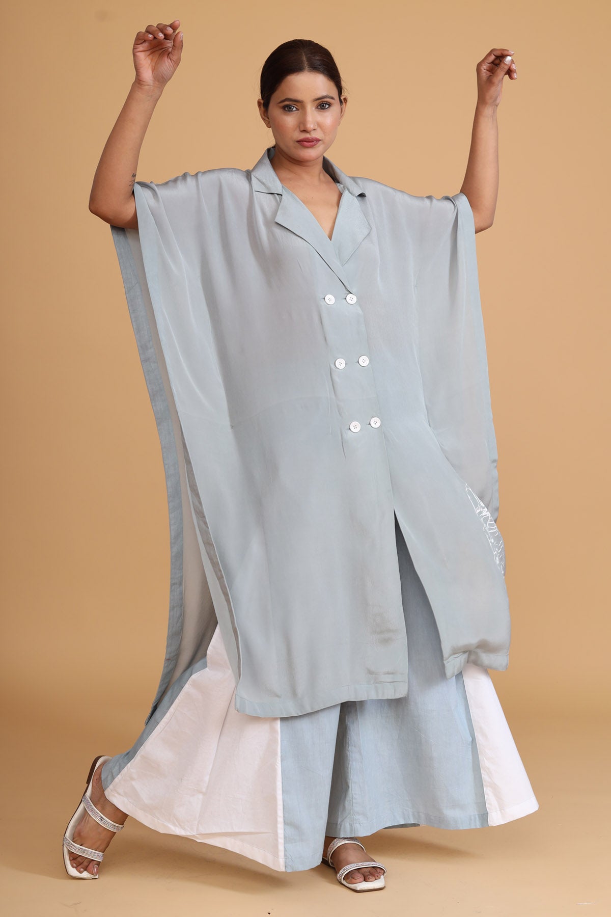 Buttoned Kaftan Co-ord Set