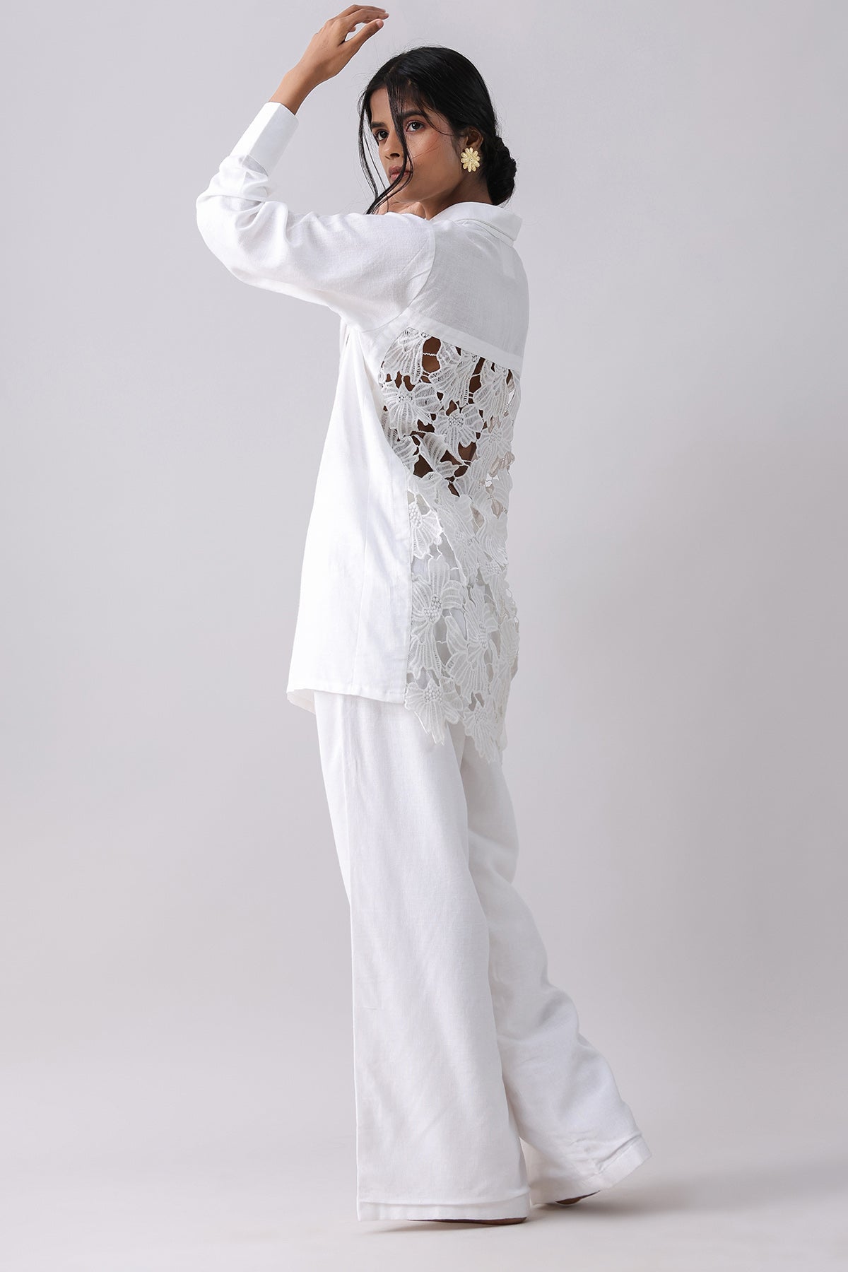 Chalk White Oversized Co-ord Set