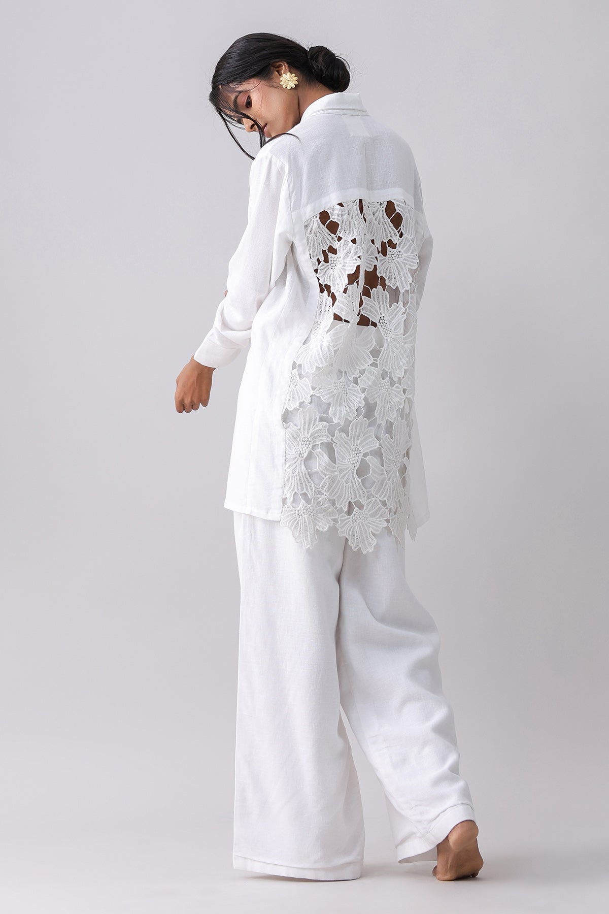 Chalk White Oversized Co-ord Set