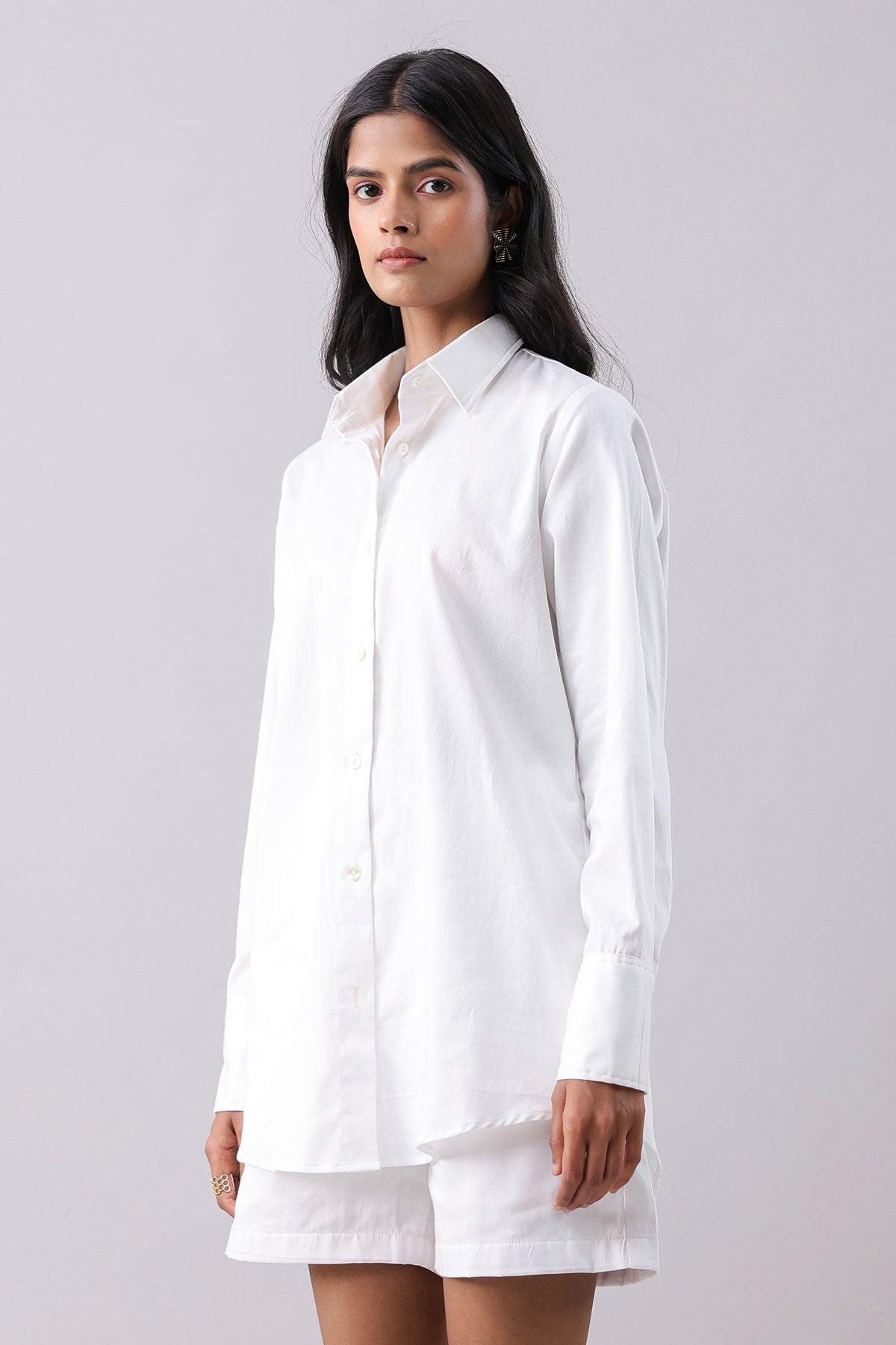 Chalk White Regular Fit Shirt