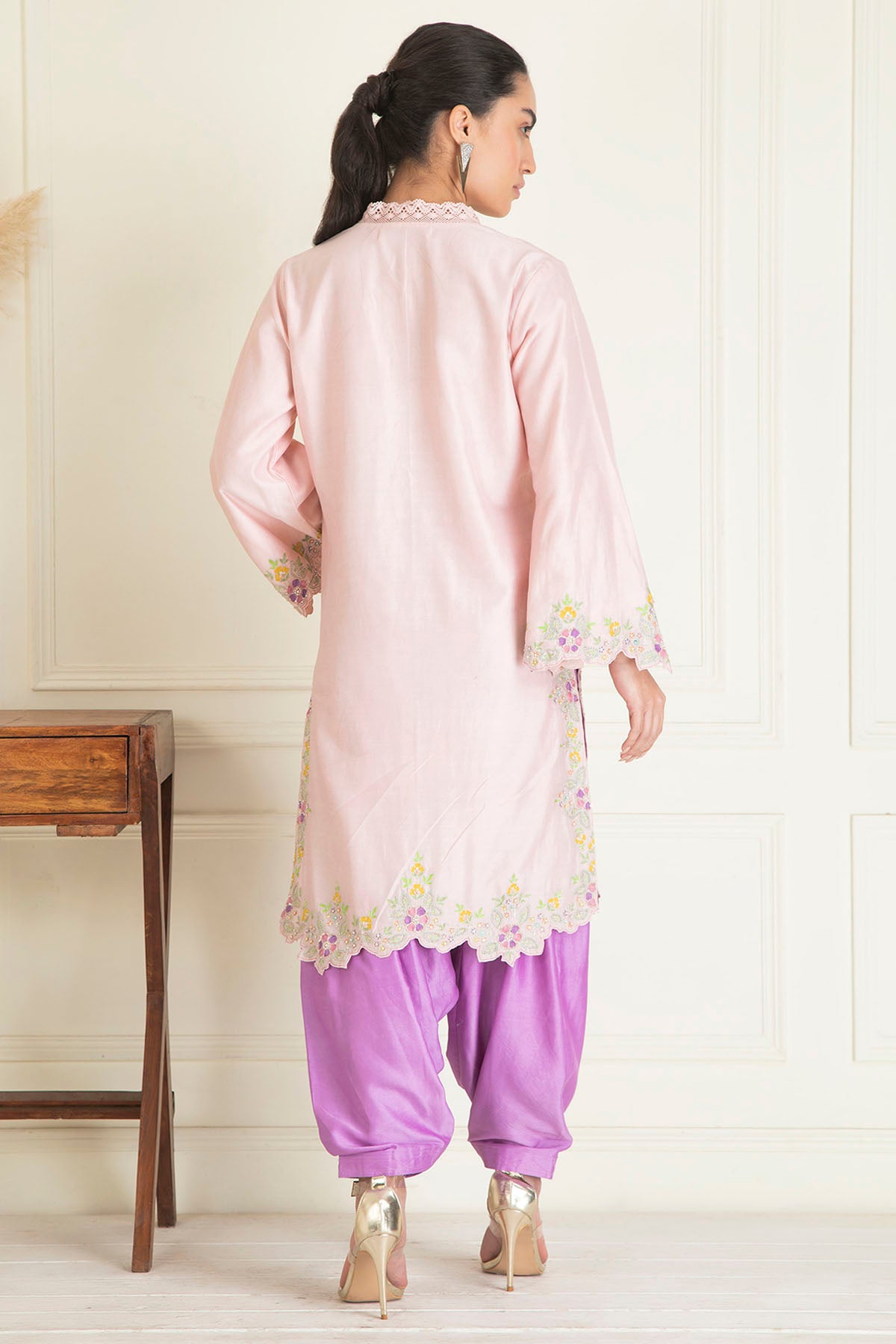 Chanderi Kurta & Salwar Set