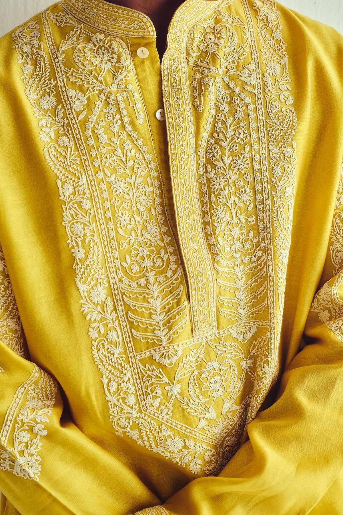 Chanderi Dori Work Kurta Set