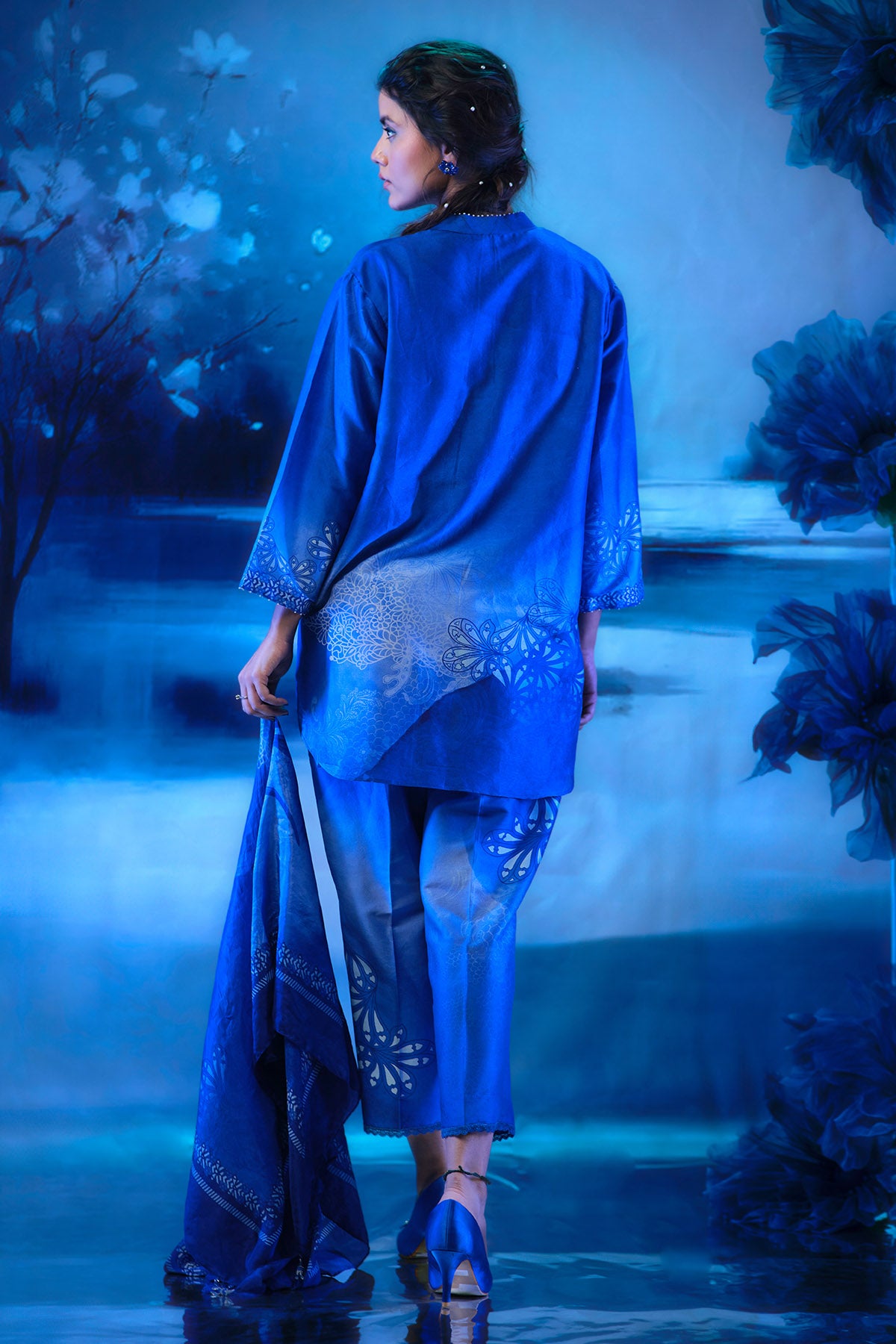 Chanderi Printed Co-ord Set