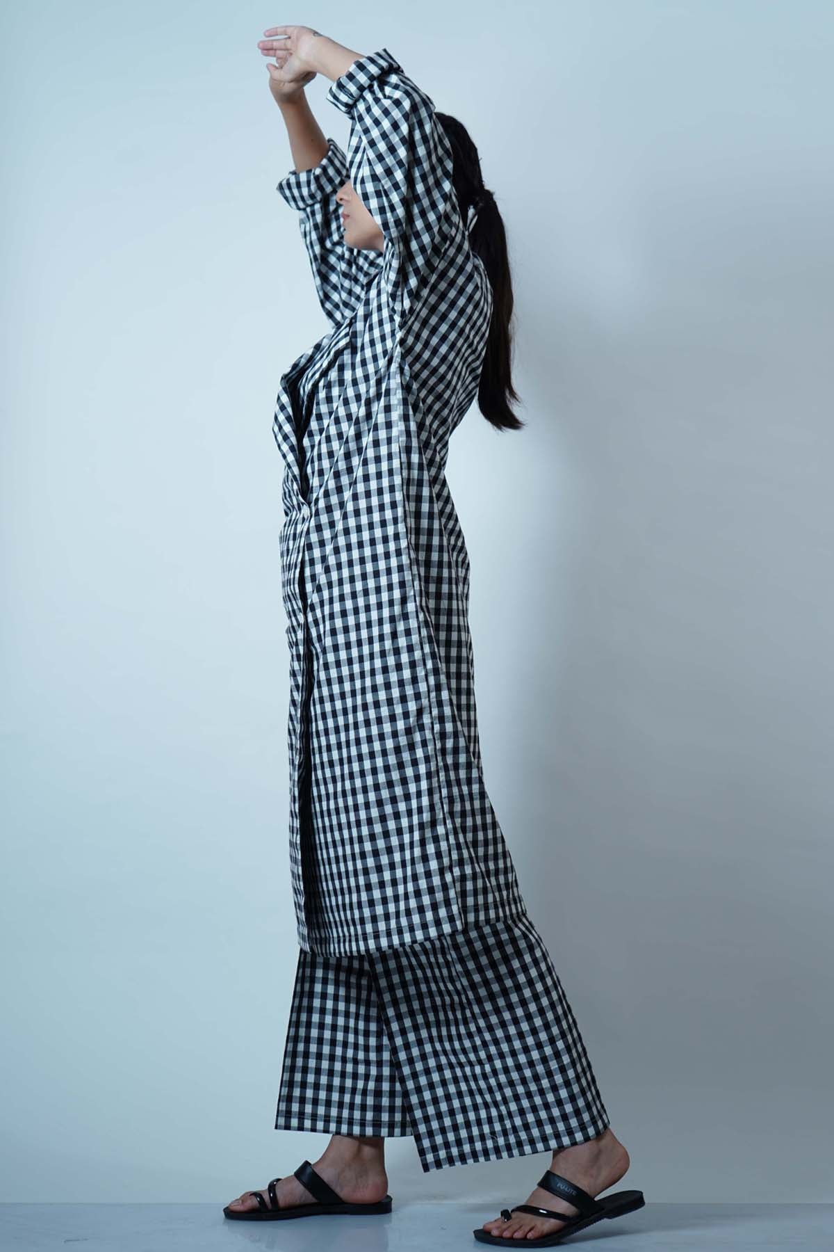 Checkered Overlay Co-ord Set