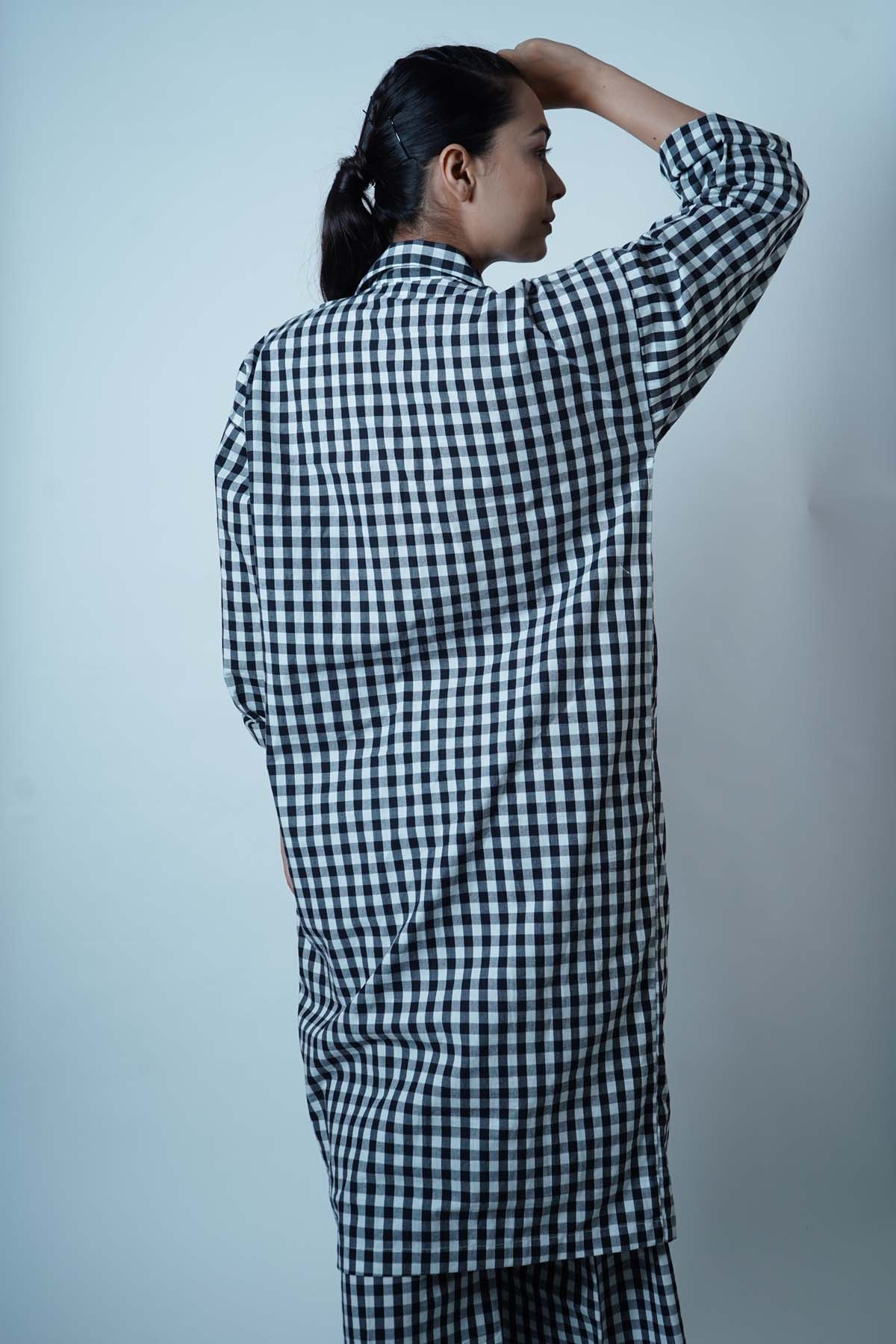 Checkered Overlay Co-ord Set