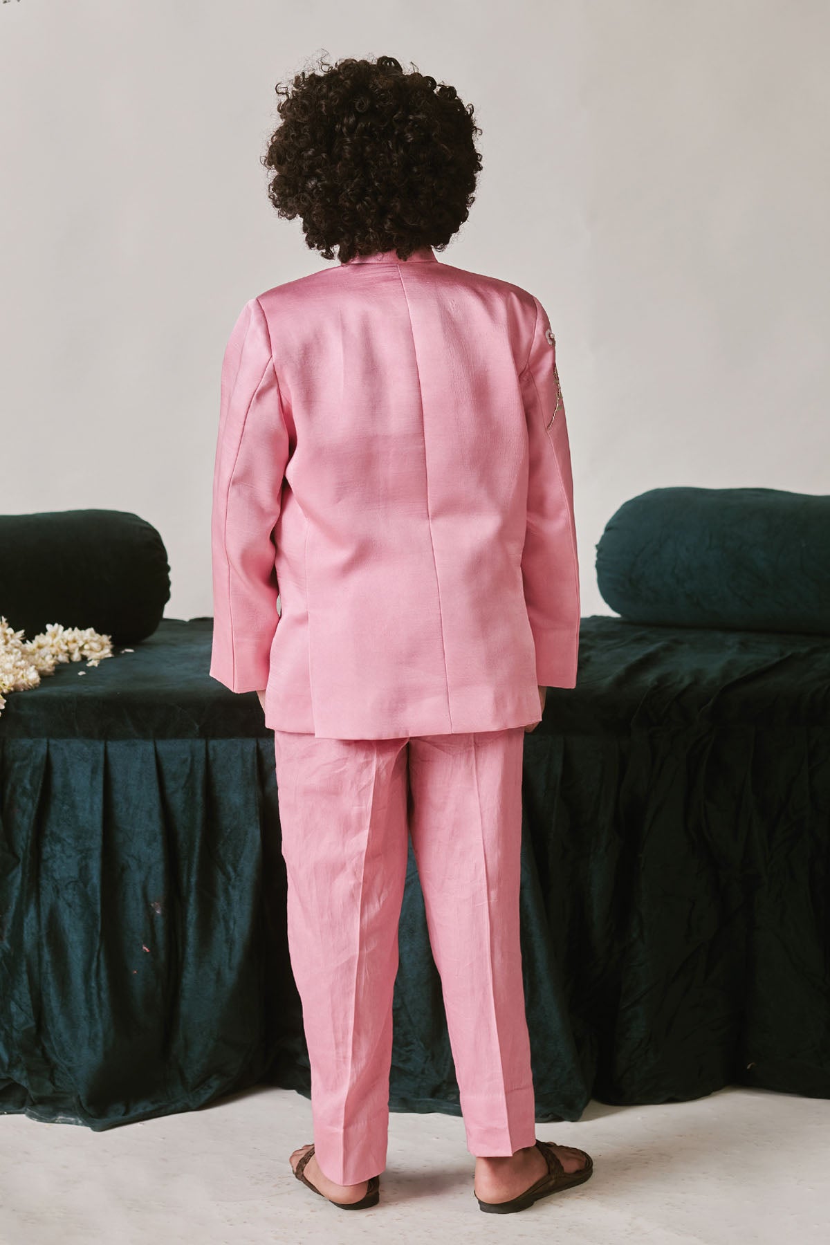 Cherry Blossom Bandhgala Suit