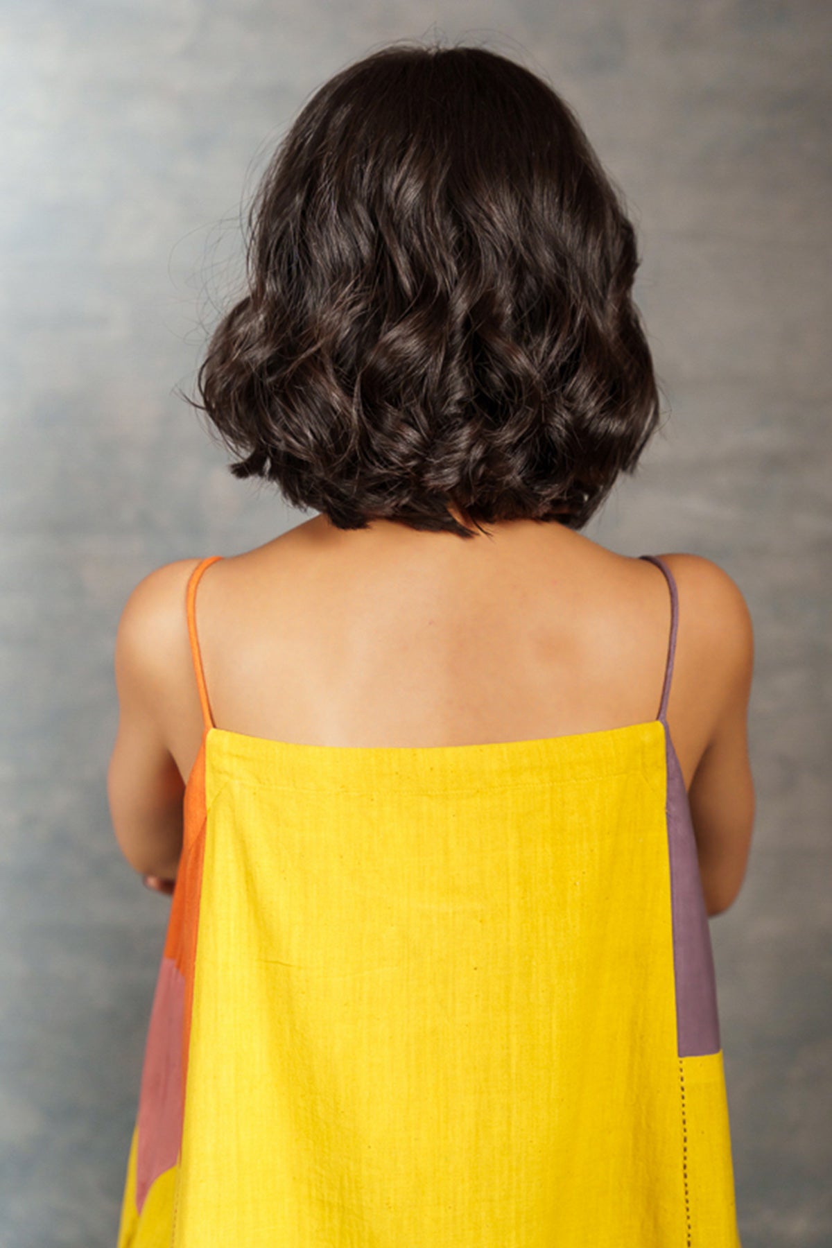 Citron Cotton Sleeveless Dress