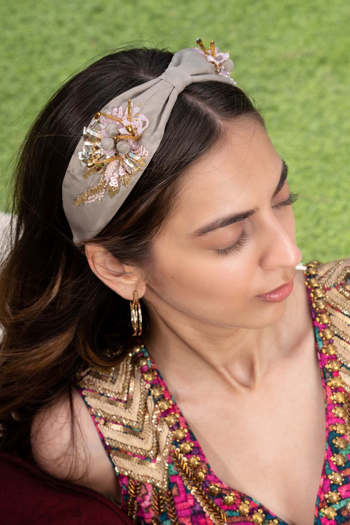 Classy Embroidered Headband