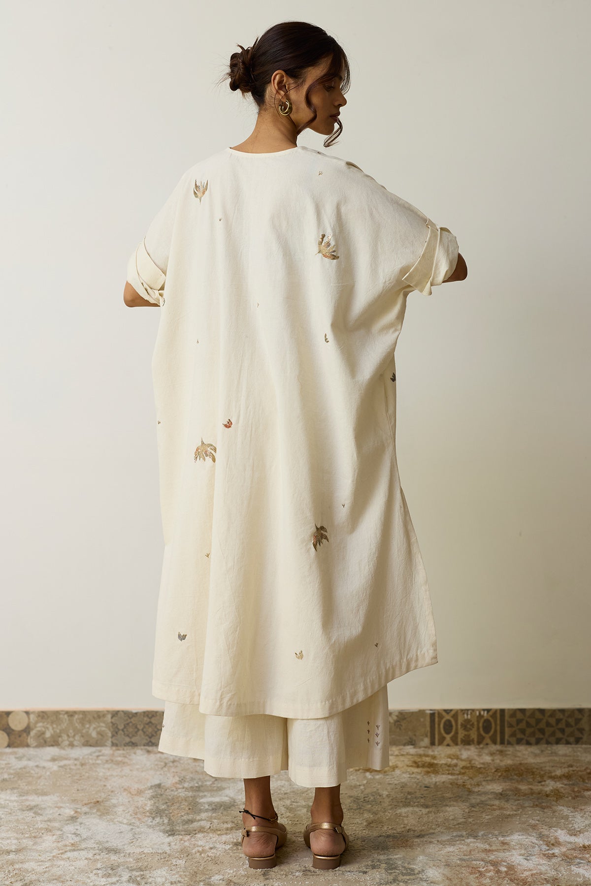 Cloud Hand Embroidery Kurta Set