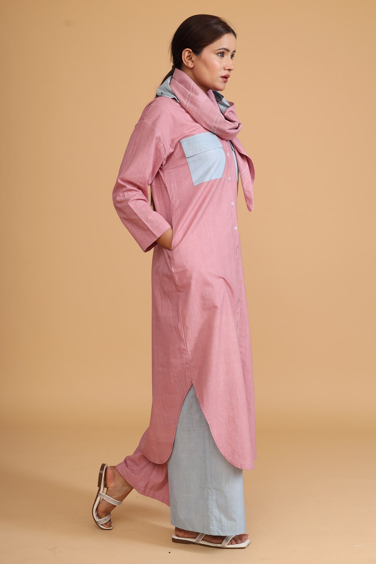 Color Block Hand Painted Tunic