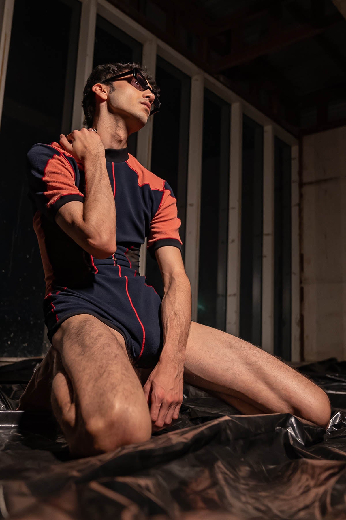 Color Block Playsuit