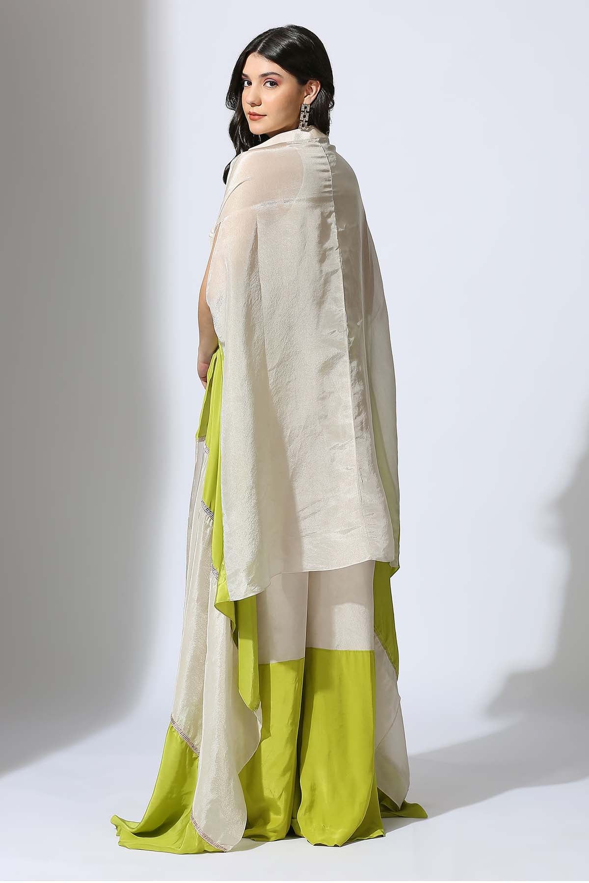 Colorblock Embroidered Jumpsuit